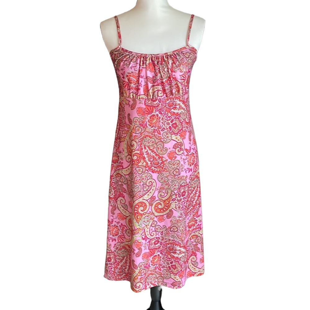 Anni Kuan Athletic Paisley Strap Dress S